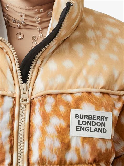 burberry deer puffer|burberry puffer jacket men.